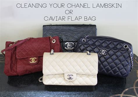 how to clean chanel lambskin bag